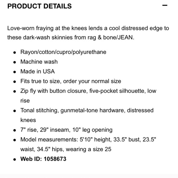 Rag and Bone Jeans - Picture 4 of 8